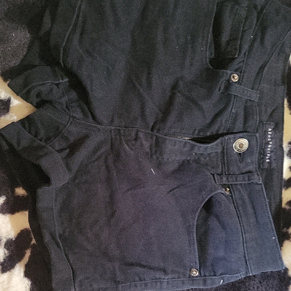 Aeropostale Black Women's Shorts